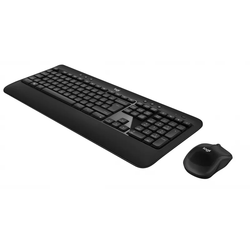 Logitech Advanced Combo belaidžio klaviatūros ir pelės rinkinys - juoda