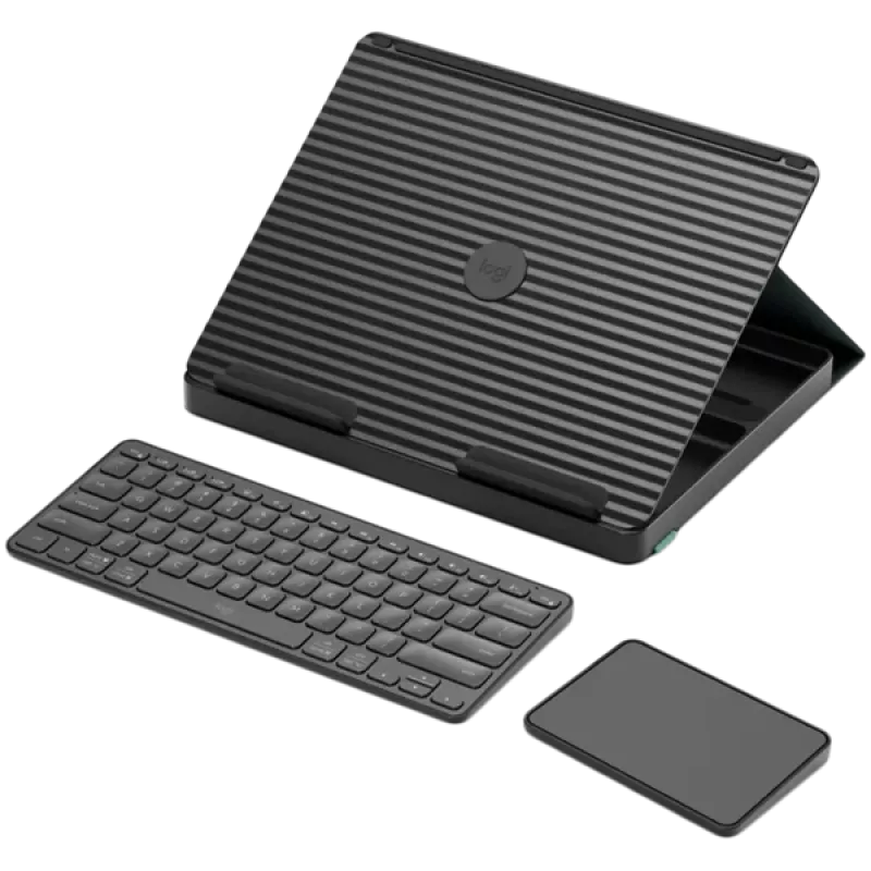 Logitech Casa Pop-Up Desk - Nešiojamas klaviatūros ir jutiklinės dalies rinkinys