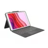 Logitech Combo Touch klaviatūra ir dėklas su jutikliniu kilimėliu, foniniu apšvietimu, Apple Smart Connector, AZERTY prancūzų, grafito spalvos, skirta Apple 10,2 colio iPad (7-osios, 8-osios kartos)