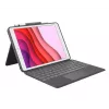 Logitech Combo Touch klaviatūra ir Folio dėklas su jutikliniu kilimėliu, skirtas Apple 10,2 colio iPad (7, 8, 9 kartos) - grafito spalvos - UK išdėstymas