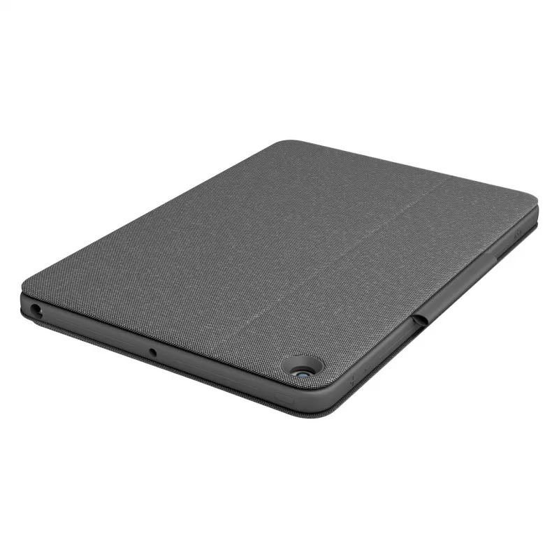 Logitech Combo Touch klaviatūra ir Folio dėklas su jutikliniu kilimėliu, skirtas Apple 10,2 colio iPad (7, 8, 9 kartos) - grafito spalvos - UK išdėstymas