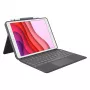 Logitech Combo Touch klaviatūra ir Folio dėklas su jutikliniu kilimėliu, skirtas Apple 10,2 colio iPad (7, 8, 9 kartos) - grafito spalvos - UK išdėstymas