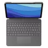 Logitech Combo Touch klaviatūros dėklas su jutikliniu kilimėliu, skirtas iPad (7, 8, 9 kartos) - Pan Nordic išdėstymas - Graphite