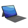 Logitech Combo Touch klaviatūros dėklas su jutikliniu kilimėliu, skirtas iPad (7, 8, 9 kartos) - Pan Nordic išdėstymas - Graphite