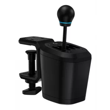 Logitech G RS H-Shifter – H-Pattern pavarų perjungimo svirtis, skirta PC, PS4, PS5, Xbox One, Xbox Series X|S – juoda