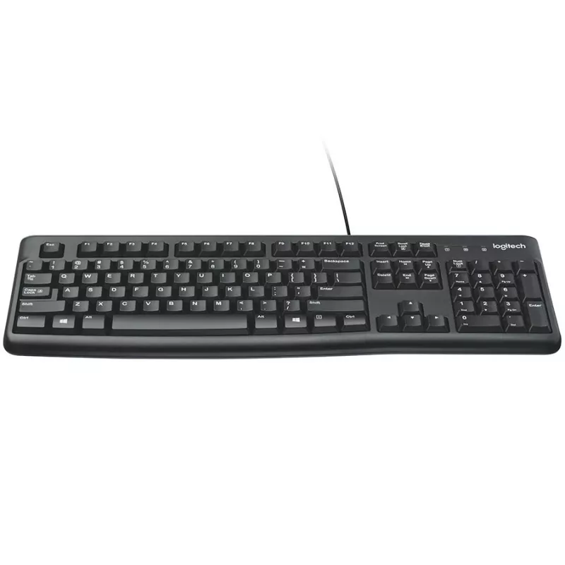 Logitech K120 for Business USB klaviatūra, laidinė, pilno dydžio, juoda