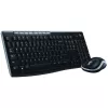 Logitech MK270 belaidis rinkinys – pilno dydžio RF 2.4 GHz klaviatūra ir pelė (juoda)