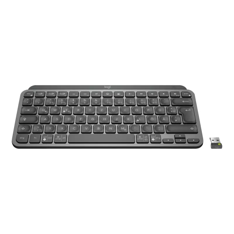 Logitech MX Keys Mini for Business - belaidė kompaktiška foninio apšvietimo klaviatūra, grafito spalvos, US Intl