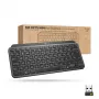 Logitech MX Keys Mini for Business - belaidė kompaktiška foninio apšvietimo klaviatūra, grafito spalvos, US Intl