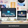 Logitech MX Keys Mini for Mac - belaidė klaviatūra su apšvietimu - kosminė pilka