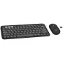 Logitech Pebble 2 Combo belaidis klaviatūros ir pelės rinkinys - Tonal Graphite - Bluetooth LE - QWERTY GB 920-012233