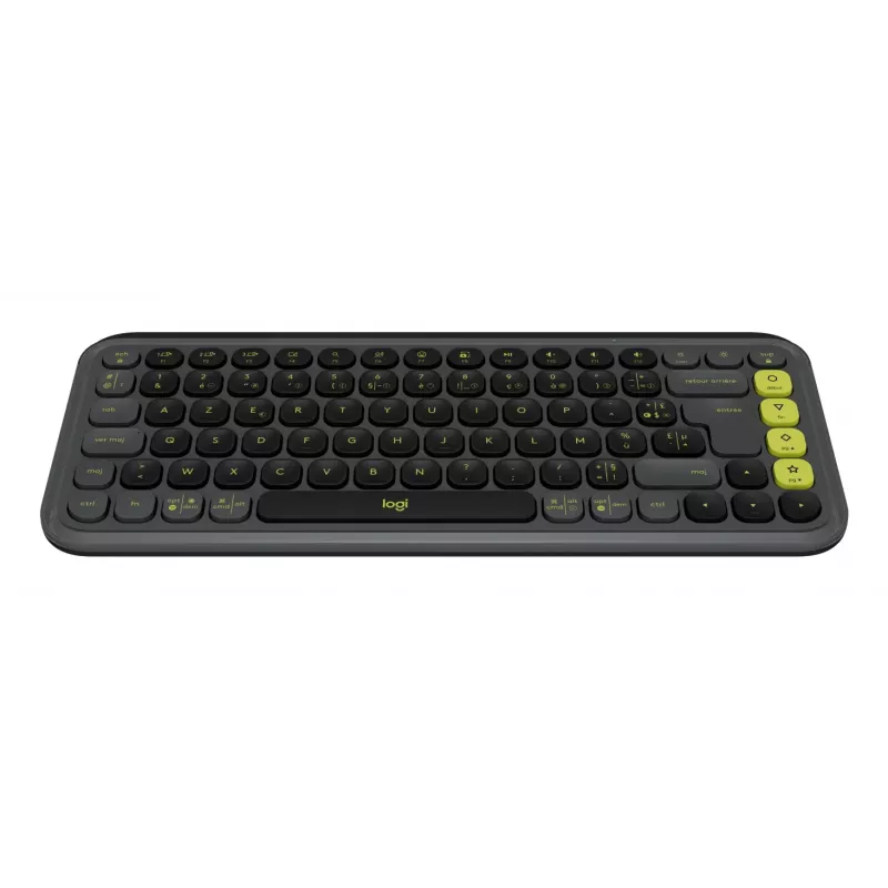 Logitech POP ICON KEYS Graphite French AZERTY Wireless Mechanical Keyboard