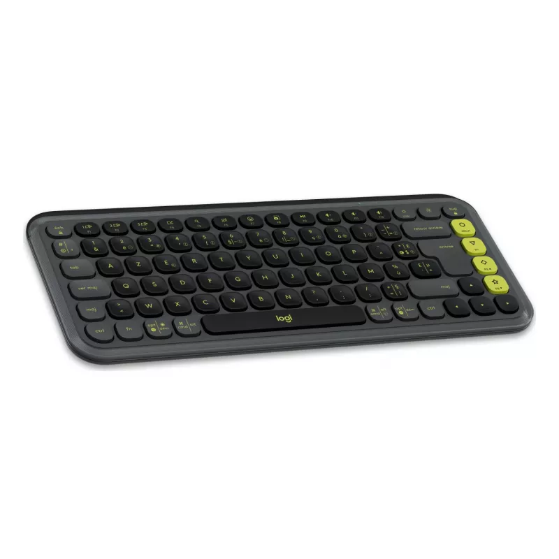 Logitech POP ICON KEYS Graphite French AZERTY Wireless Mechanical Keyboard