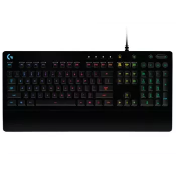 Logitech Prodigy G213 Prodigy žaidimų klaviatūra - RGB apšvietimas, QWERTY US English, atspari išsiliejimui, integruota riešo atrama