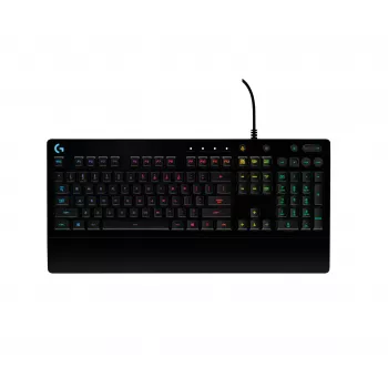 Logitech Prodigy G213 Prodigy žaidimų klaviatūra - RGB apšvietimas, QWERTY US English, atspari išsiliejimui, integruota riešo atrama