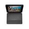 Logitech Rugged Folio klaviatūra ir dėklas su Apple Smart Connector - AZERTY prancūziškas išdėstymas - grafitas - skirta Apple 10,9 colio iPad (10-osios kartos)
