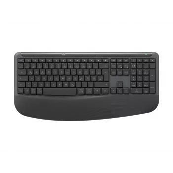 Logitech Signature Comfort Plus Combo MK880 for Business - Klaviatūros ir pelės rinkinys - Viso dydžio - su LED akumuliatoriaus indikatoriumi - Belaidis - USB-C, Bluetooth LE - QWERTZ - Vokiška - Grafitas