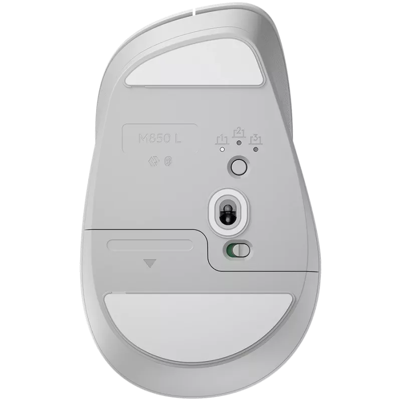 Logitech Signature Comfort Plus M850L belaidė pelė - Off-White - Bluetooth