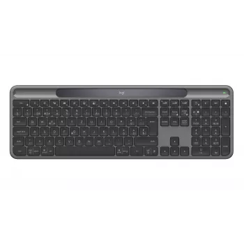 Logitech Signature Slim Solar+ K980 belaidė klaviatūra, grafito spalvos, šveicariška schema 920-013756