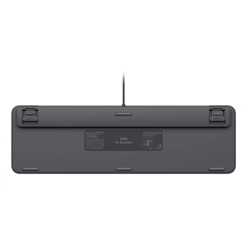 Logitech Signature Slim Wired K620 for Business klaviatūra, QWERTY išdėstymas, grafito spalva