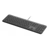 Logitech Signature Slim Wired K620 for Business klaviatūra, QWERTY išdėstymas, grafito spalva