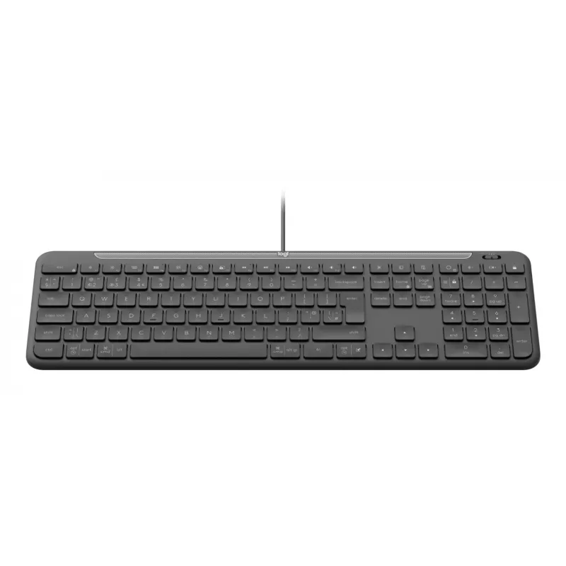 Logitech Signature Slim Wired K620 for Business klaviatūra, QWERTY išdėstymas, grafito spalva