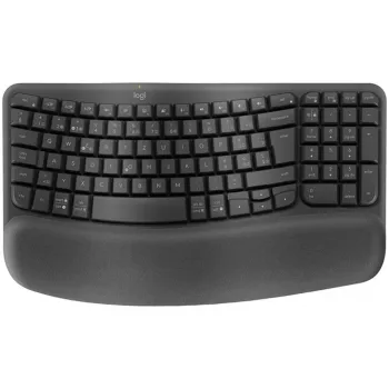 Logitech Wave Keys ir Lift rinkinys - ergonomiška belaidė klaviatūra ir vertikali pelė, grafitas