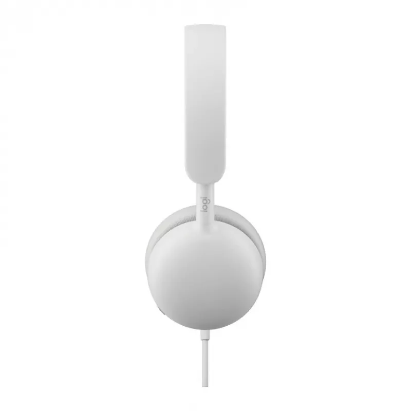 Logitech Zone Wired 2 On-Ear USB-C ausinės su triukšmą slopinančiu mikrofonu, Off-White