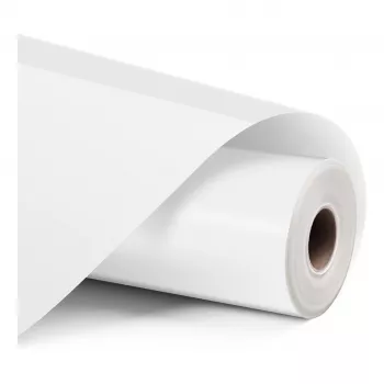 LOKLiK nuolatinio lipnumo vinilo rulonas, matinės baltos spalvos, 30,5 cm x 180 cm (12 inch x 6 pėdų), skirtas pjaustymo staklėms