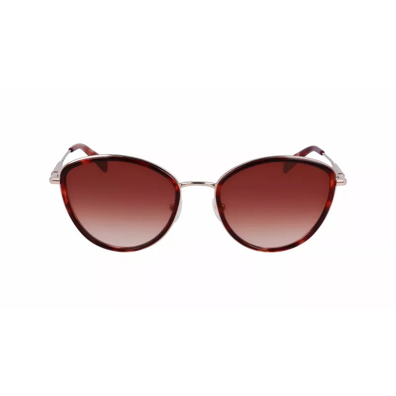 Longchamp LO170S 5420612 Moteriški akiniai nuo saulės - Havana/Ruda - 54/20/140 mm