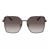 Longchamp LO173S5715001 Moteriški akiniai nuo saulės - juodas rėmelis, pilki lęšiai, 57 mm