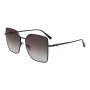 Longchamp LO173S5715001 Moteriški akiniai nuo saulės - juodas rėmelis, pilki lęšiai, 57 mm