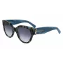 LONGCHAMP LO733S Moteriški stačiakampiai acetatiniai akiniai nuo saulės Havana Brown Gradient 52mm