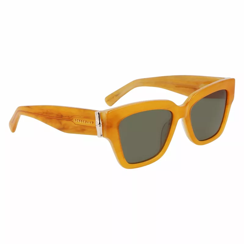 Longchamp LO745S-741 Moteriški akiniai nuo saulės Havana Acetate Square 53mm