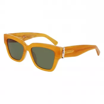 Longchamp LO745S-741 Moteriški akiniai nuo saulės Havana Acetate Square 53mm