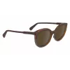 Longchamp moteriški drugelio formos akiniai nuo saulės LO739S5020206 Rudi acetatiniai rėmeliai Rudi gradientiniai lęšiai 50/20/140 mm