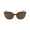 Longchamp moteriški drugelio formos akiniai nuo saulės LO739S5020206 Rudi acetatiniai rėmeliai Rudi gradientiniai lęšiai 50/20/140 mm