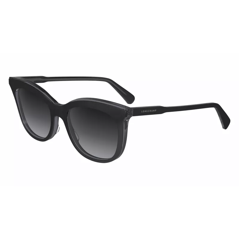 LONGCHAMP Moteriški katės akies akiniai nuo saulės LO738S5318018 - Havana acetato rėmelis su rudais gradientiniais lęšiais - 53/18/140 mm