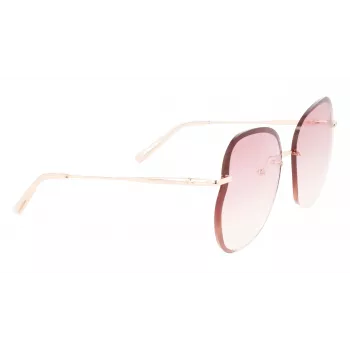 Longchamp moteriški LO160S716 drugelio formos akiniai nuo saulės Havana su gradientiniais pilkais lęšiais (65/17/140 mm)