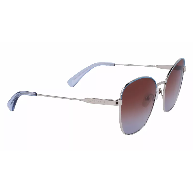 Longchamp moteriški LO164S-043 Havana acetatiniai kvadratiniai akiniai nuo saulės (57/19/140 mm)
