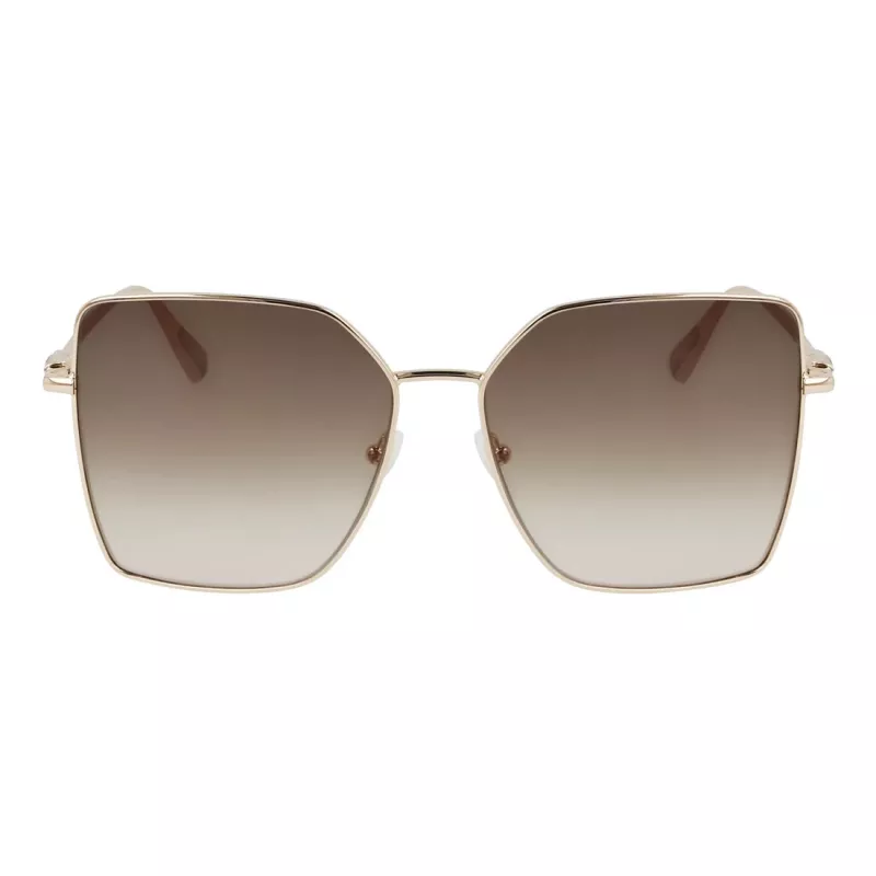 LONGCHAMP Moteriški LO173SN571570 Stačiakampiai Acetatiniai Akiniai nuo Saulės 57mm