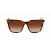 LONGCHAMP Moteriški akiniai nuo saulės LO719S-238 Havana Acetate Square Frame Brown Gradient Lens 56mm