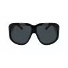 Longchamp moteriški akiniai nuo saulės LO736S-1 - Drugelio formos acetatinis rėmelis su UV400 apsauga - lęšis 67 mm, tiltelis 11 mm, kodinėlis 125 mm