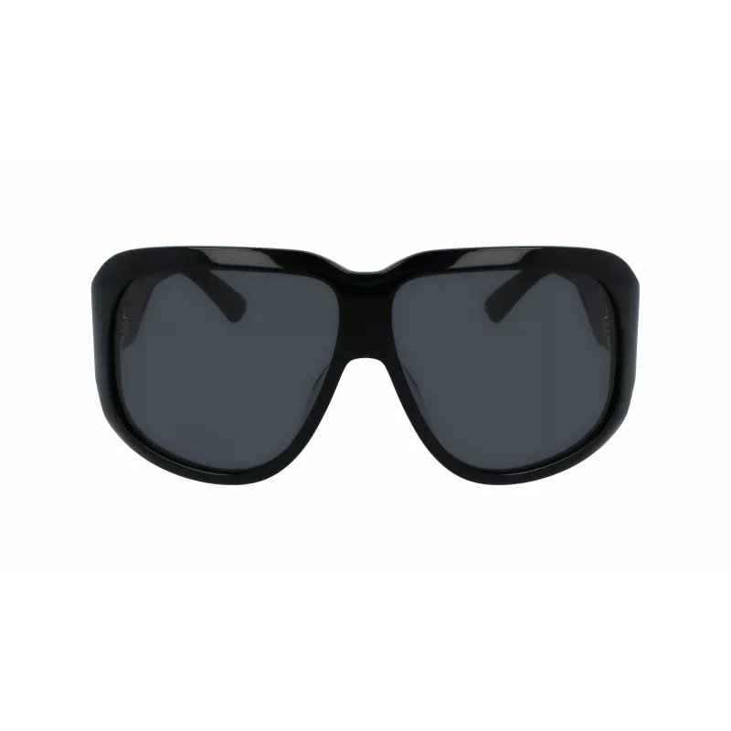 Longchamp moteriški akiniai nuo saulės LO736S-1 - Drugelio formos acetatinis rėmelis su UV400 apsauga - lęšis 67 mm, tiltelis 11 mm, kodinėlis 125 mm