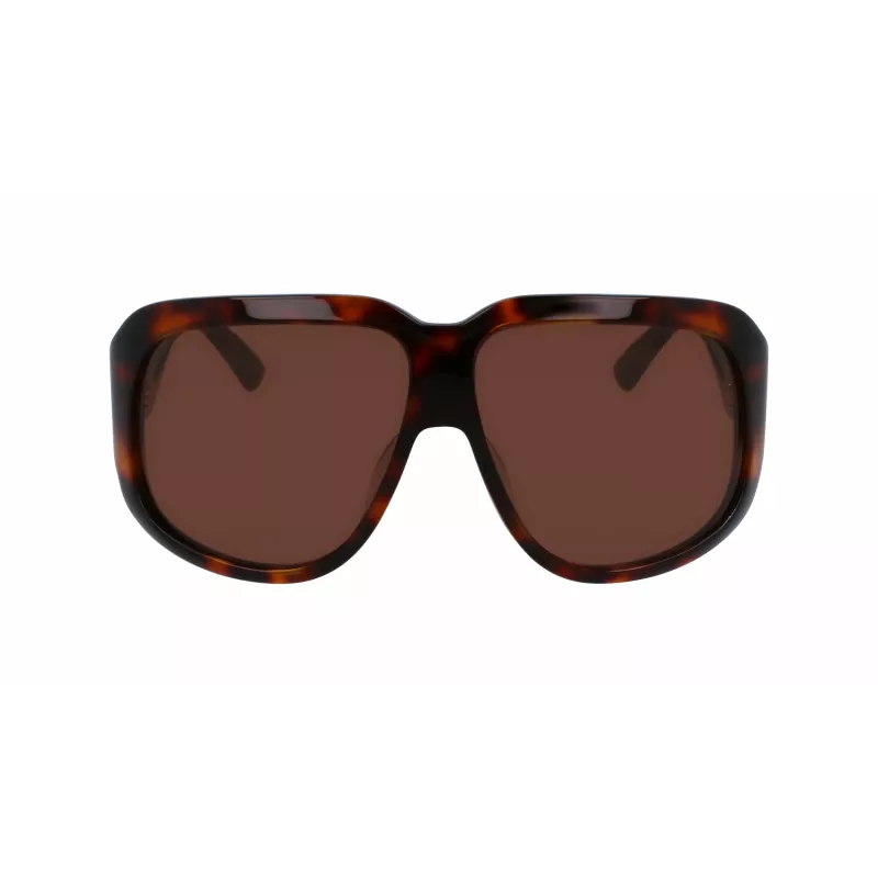 Longchamp moteriški akiniai nuo saulės LO736S-230 - Havana acetato rėmelis su rudais gradientiniais lęšiais, 67/11/125 mm
