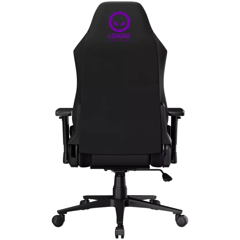 LORGAR CHA41 Ergonominė žaidimų kėdė Advanced, Premium audinys nuo dėmių, juoda/violetinė