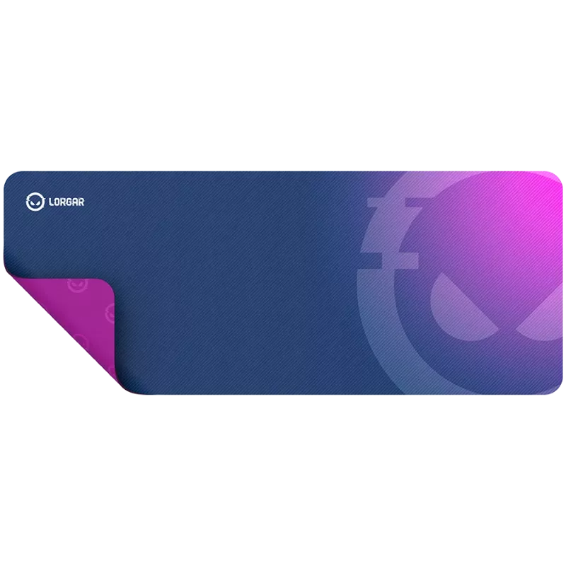 Lorgar Main 139 Gaming Mouse Pad - High-Speed Surface, Purple Anti-Slip Rubber Base, 900x360x3mm