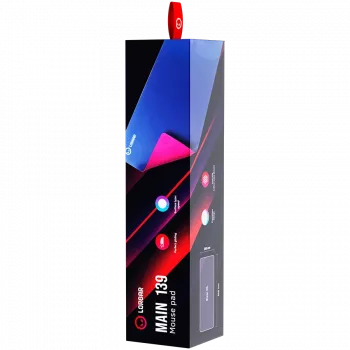 Lorgar Main 139 Gaming Mouse Pad - High-Speed Surface, Purple Anti-Slip Rubber Base, 900x360x3mm