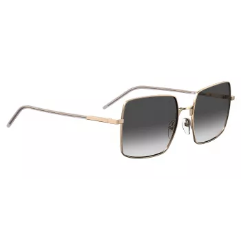 LOVE MOSCHINO Moteriški akiniai nuo saulės MOL022S0009O Juoda Pilka 56mm
