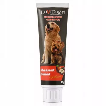 LoviDog šunų skanėstų pasta su fazanu ir obuoliu 90g